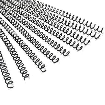Rayson Plastic Binding Coil, 5/16", 3:1 Pitch, 40 Sheets, Black, 100 Pack - size: 5/16 inch (40 Sheet Capacity)
