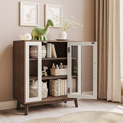 BELLEZE 31" Storage Cabinet-White - color: 31'' White, size: 1