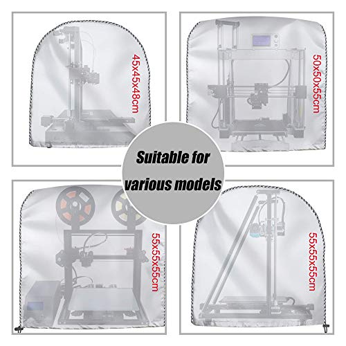3D Printer Cover,Water-proof, Dust-proof | for CR-10 300/CR-10S 300 3D Printer - style: 55x55x55cm