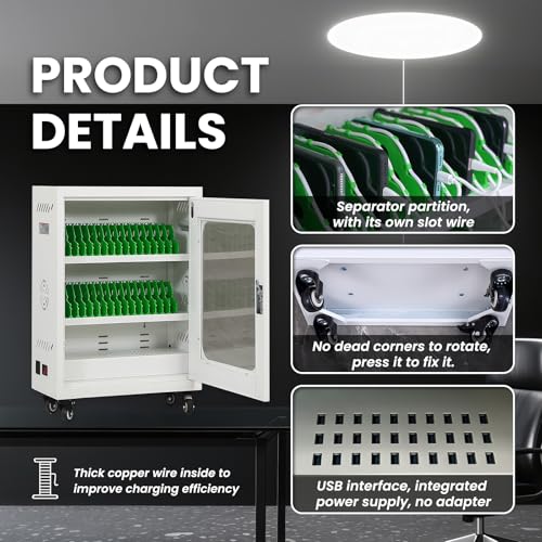30 Device Cell Phone Charging Station Locker, USB Charging Cabinet