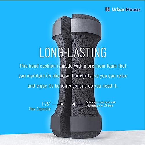 Neck Support Firm Pillow for Office Desk Mesh Chair without Headrest