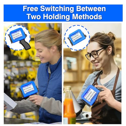 Mini Handheld Inkjet Printer Gun for Date/Batch/QRcode/Text(MP10,0.5") - size: 0.5inch Printer