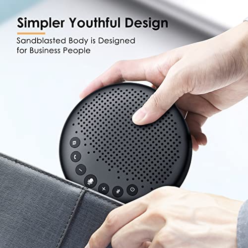 EMEET Luna Conference Speaker and Microphone, 360° Voice Pickup for 8 Users - size: Black Luna for 8