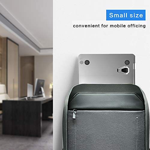 Laptop Stand Portable,Mini Invisible Laptop keyboard Riser for 12-20"Laptop - color: Silver-2