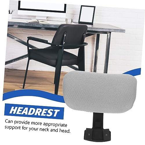 Computer Chair Head Pillow Easy Install Liftable Headrest for Office Chair Support - color: Black