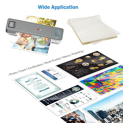 50 Pack Laminating Sheets 9 x 11.5, 5mil Thermal Laminating Pouches, Clear Plastic Laminator Sheets for 8.5 x 11 Letter Size Paper, Lamination Sheets for Office, School & Home