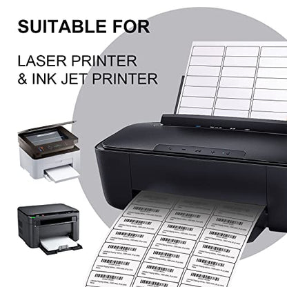 Address Labels (15,000/500 Sheets) - 1" x 2-5/8" Mailing Labels, 30 UP Shipping Sticker for Laser and Inkjet Printers - color: 30 Up-15000 Labels