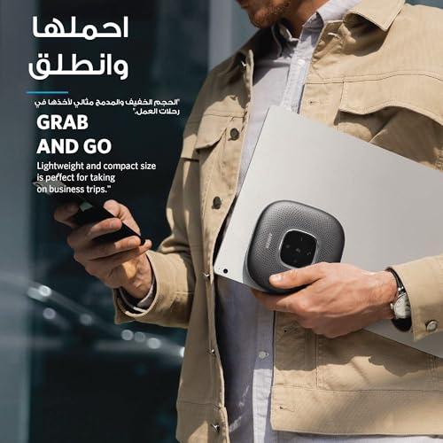 Anker PowerConf Speakerphone, Zoom Certified Conference (Renewed)