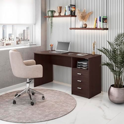 Techni Mobili 51 Inch Classic Computer Desk w/Drawers & Storage, Wenge - color: Brown