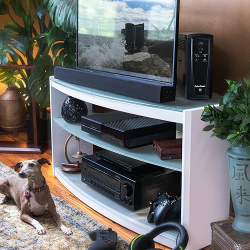 CyberPower CP900AVR AVR UPS Battery Backup and Surge Protector | 900VA 560W UPS with 8 outlets and AVR technology for workstations, networks and home entertainment - style: CP900AVR