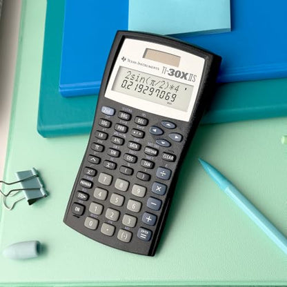 TI-30XIIS Scientific Calculator Texas Instruments, Black - color: Black