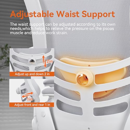BOLISS Ergonomic Drafting Chair High Back for Standing Desk-Grey - color: Grey Frame Grey Mesh, style: Extended Height