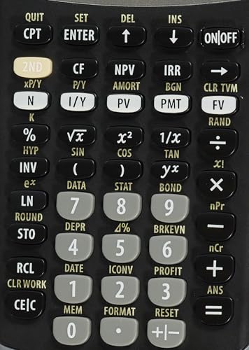 Texas Instruments BAII Plus Financial Calculator, Black