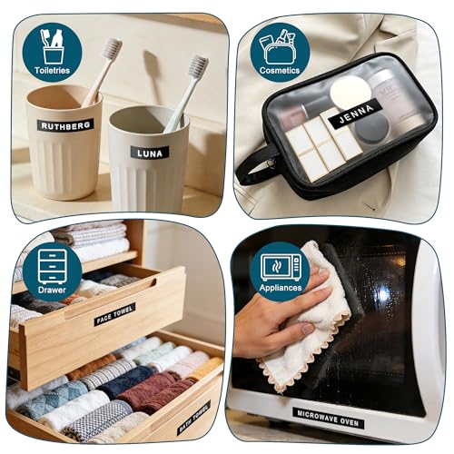 TITBIT 5 Rolls Compatible with DYMO Embossing Label Maker Refills Black | Embossing Tape 3/8 Inch 3D 1741670 for DYMO Manual Label Maker Organizer Xpress Pro 12965/12966 Office Mate II 1540 1610 - style: Black
