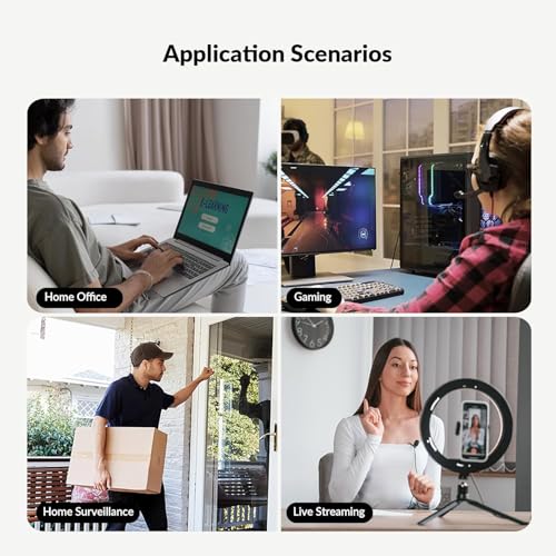 AV Access USB Over Ethernet Extender Kit, USB 2.0 480Mbps, 4-Port Hub | USB Over CAT5e/CAT6/CAT7 Up to 60m/196ft for Webcam, KVM, Printer, PC, Plug & Play, No Driver, for Mac Windows Linux