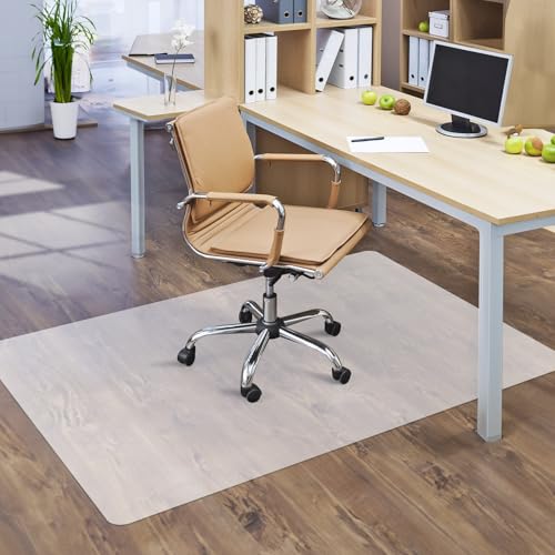 LEMY Office Mat, Heavy Duty Floor Chair Mats, Anti-Slip for Home, 48 x 60 Inches, PVC - size: 46x60--0.06"Th