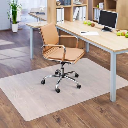 LEMY Office Mat, Heavy Duty Floor Chair Mats, Anti-Slip for Home, 48 x 60 Inches, PVC - size: 46x60--0.06"Th