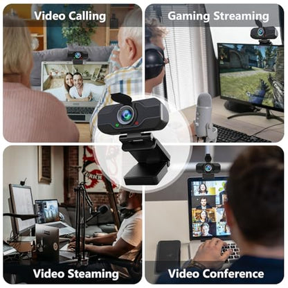 XPCAM USB C Webcam for PC/Laptop/Desktop Computer Camera with Microphone - color: 1080p usb c webcam