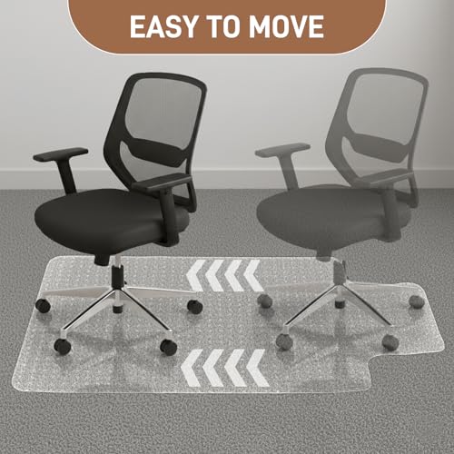 Winado Office Chair Mat, 36 x 48 in Non-Slip Carpet Floor Protector, 2 Pack - size: 36" x 48" for Carpet with Lip (2 Pack)