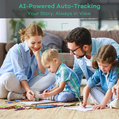 TONGVEO PTZ Camera AI Auto Tracking 12X Optical Zoom Conference Room Camera Wide View HDMI/USB3.0 60fps 1080P Video Conference for Church Worship Meeting Online Learn with Zoom YouTube OBS and More - color: Phantom