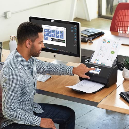 Epson Workforce ES-580W Wireless Color Duplex Desktop Document Scanner