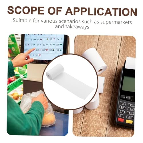 Thermal Receipt Paper 57x50 MM 10 Pack for Supermarkets and Takeaways