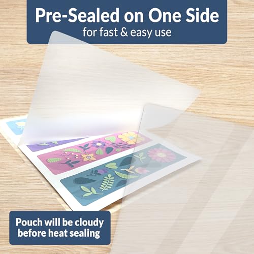 Reli. Professional Grade Thermal Laminating Sheets 110 Pack | 9" x 11.5" | Clear Laminating Pouches for 8.5" x 11" Paper | Fits Heat Laminator Machines | 110 Pack, 9" x 11.5" Sheets