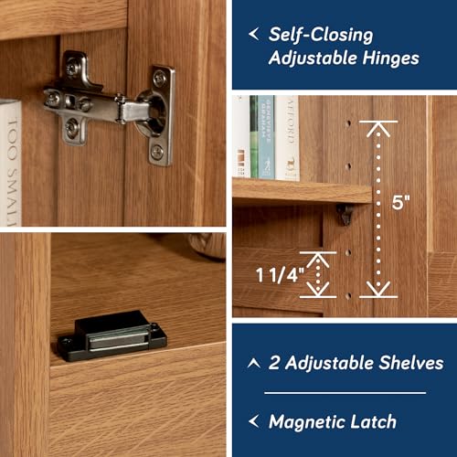 Sauder Miscellaneous Storage Cabinet/ Pantry cabinets, Highland Oak finish - color: Highland Oak