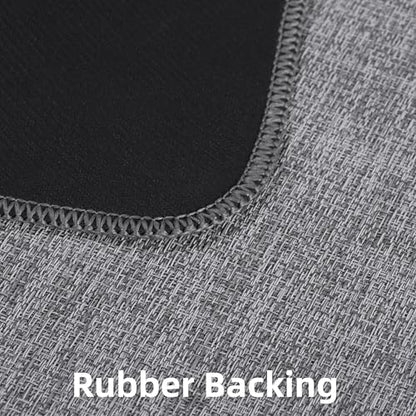 Office Chair Mat for Hardwood Floors,Thick Rubber Mat – Heavy Duty Anti-Slip Protection for Rolling Chairs, Home Office Desk Rug (Dark Grey, 36"×48")