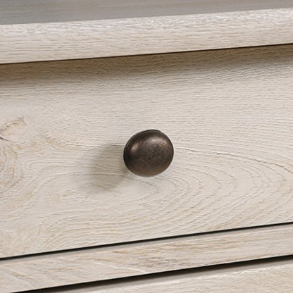 Sauder Edge Water Accent Storage Cabinet with Doors, Utility Cabinet, in Chalked Chestnut finish - color: Chalked Chestnut