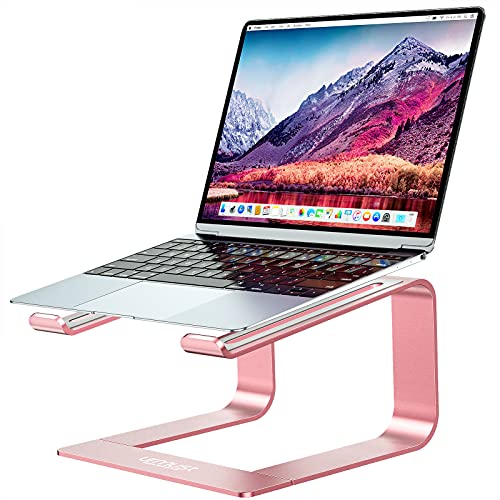 Urmust Laptop Stand for Desk, Pink, Up to 15.6" Laptop - color: D-Rose Gold