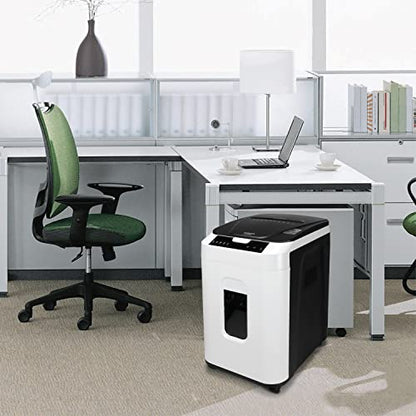 Aurora Commercial Grade 200-Sheet Auto Feed High Security Micro-Cut Paper Shredder/ 60 Minutes/Security Level P-5 - style: 200-Sheet AutoFeed MicroCut