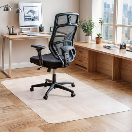 LEMY Office Mat, Heavy Duty Floor Chair Mats, Anti-Slip for Home, 48 x 60 Inches, PVC - size: 46x60--0.06"Th