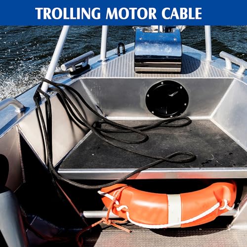 2 Rolls Total 120 in Cable Management Sleeve Trolling Motor Neoprene Sleeve