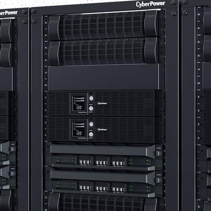 CyberPower OR1000PFCRT2U PFC Sinewave UPS Battery Backup | 1000VA/700W, 8 Outlets, AVR, 2U Rack/Tower, UL Certified - style: 1000VA