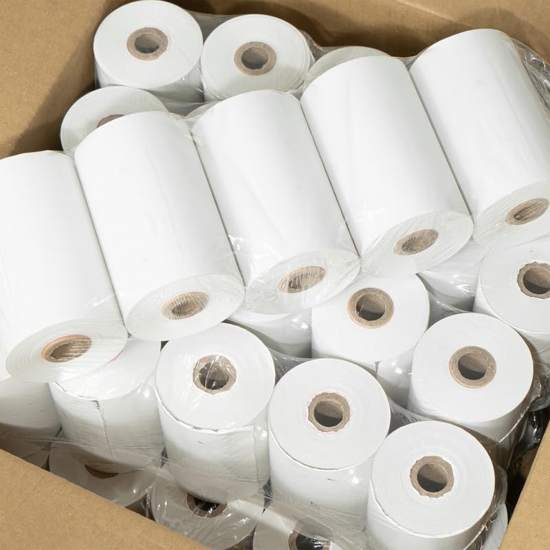 3-1/8" x119' Thermal, 20 Rolls, Compatible with Epson TM-T88 T-20 T-90 SRP-350 370 SCP700 TSP100 TSP300 TSP400 TSP500, and More - size: 3-1/8 x 119 Thermal