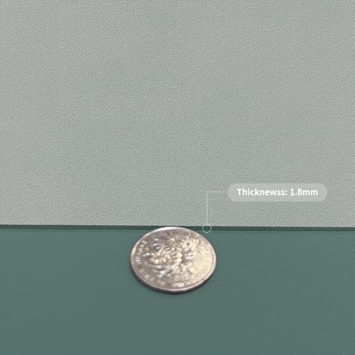 Leather Desk Mat,1.8mm Thick,16x60 Inch Desk Cover,Desk Protector Mat,Dresser Cover Top,Faux Leather Table Cover,Side Table Cover,Office Desk Cover,Office Table Cover(Aqua Blue+Gray,16x60) - color: Aqua Blue+gray, size: 16×60inch