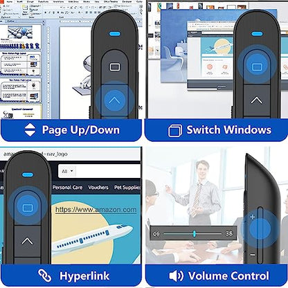 Kinizuxi Wireless Presentation Clicker for PowerPoint with Hyperlink