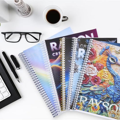 Rayson Wire Binding Spines, 9/16" 3:1 Pitch, 32-Loop, Multicolor, 100 Pack | Includes black, gold, blue, white and silver; choose 9/16" size for medium-thick documents with 3:1 pitch binders. - size: 9/16"