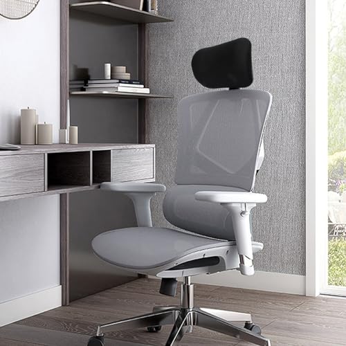 SHERCHPRY Adjustable Office Chair Headrest, Chair Headrest, Lift Head Cushion, Attachment Neck Support for Ergonomic Executive s Black