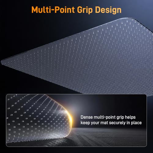 Office Chair Mat for Low-Pile Carpet, 36 in Round, Carpet Protector - size: 36" x 36" Round (for low-pile carpet)