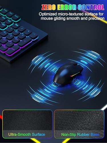 Mouse Pad with Foldable Phone Holder & Wireless Charger, XXL RGB Gaming Mousepad 31.5"x15.8" Large Desk Mat for Keyboard, Black Desk Pad with Dual Qi Charging Station | 11 Colors 5 Modes | Waterproof - color: 31.5x15.75"Phone Stand-Black w/PD Charger Upgr