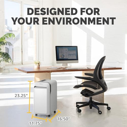 Fellowes Powershred LX220 Micro-Cut Paper Shredder, White - style: 20 Sheet - White