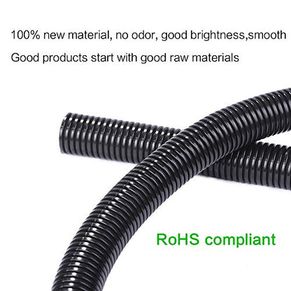 Alex Tech 50ft - 1 inch Split Wire Loom Tubing - Black - color: Black, size: 1"-50ft