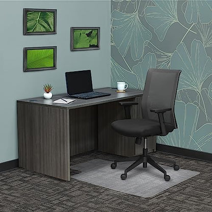 Romig Clear Carpet Office Chair Mat (36×48″) – Anti-Slip Gripper Surface with Lip, Durable 2.2 mm Desk Chair Floor Protector - size: Carpet Chair Mat