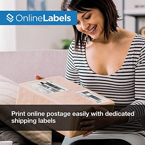 OnlineLabels 3.5" x 5" Labels - White Matte - 500 Sheets - size: 500 Sheet Pack