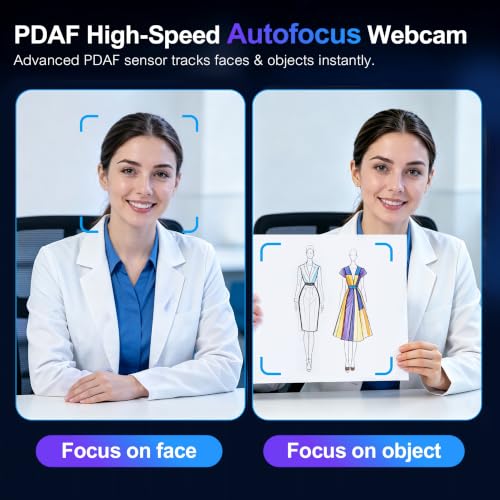 4K Webcam with Mics 1080P 60fps Streaming Web Cam for PC Laptop - color: Black