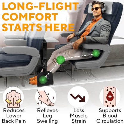Foot Hammock for Plane Travel, Foot Sling Eases Swelling on Long Flights