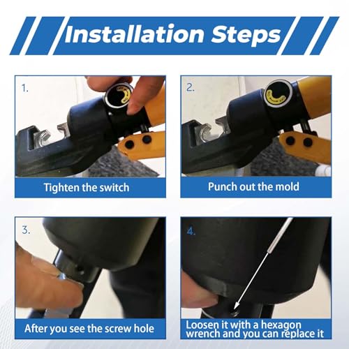 6 Ton Hydraulic Wire Cable Lug Terminal Crimper Crimping Tool 9 Dies