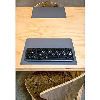 Dacasso Leatherette Conference Pads - color: Gray, size: 17" x 14"